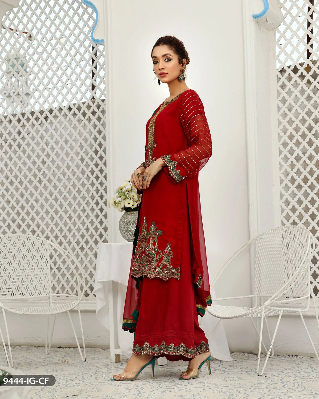 Chiffon 3PC | 9444 Sha Posh Textile