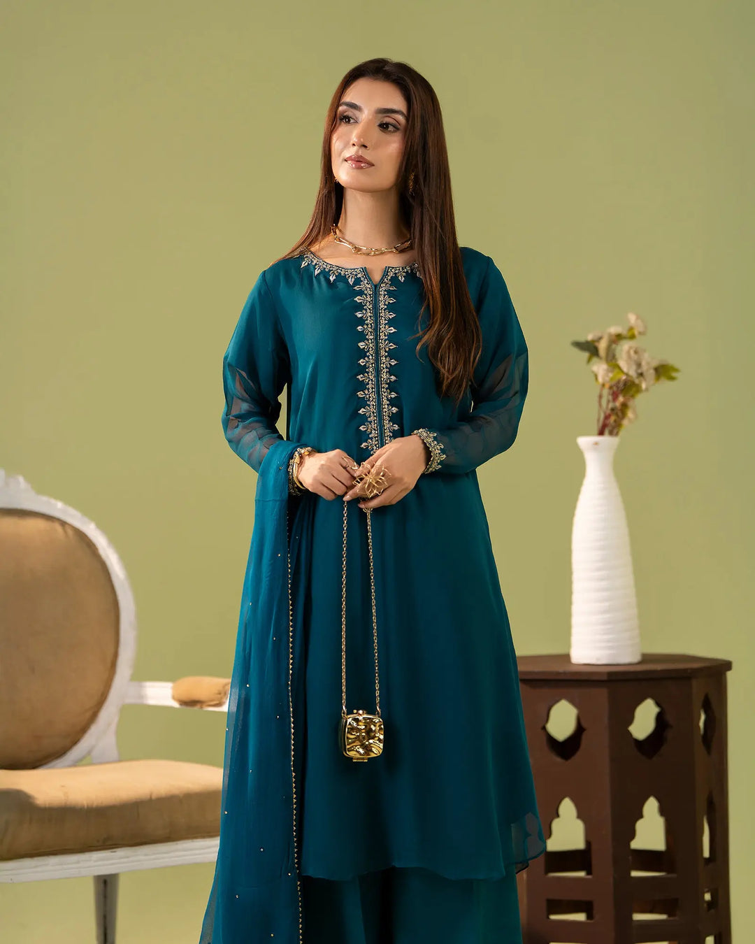Chiffon 3PC | 9778 Sha Posh Textile