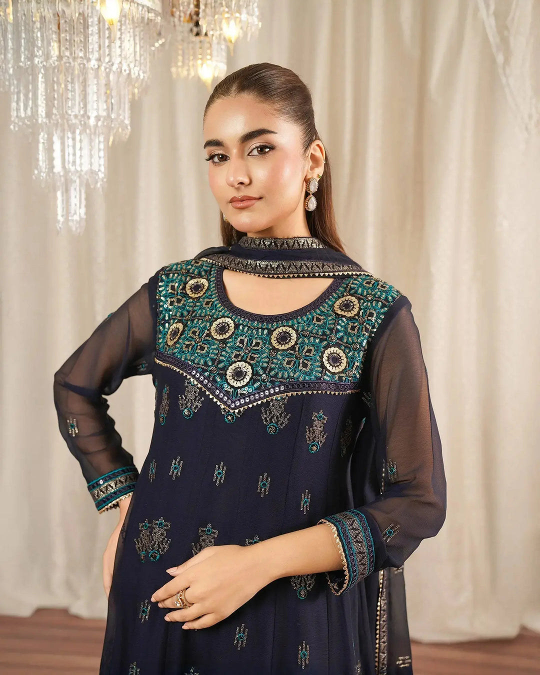 Chiffon Frock | 308 Sha Posh Textile