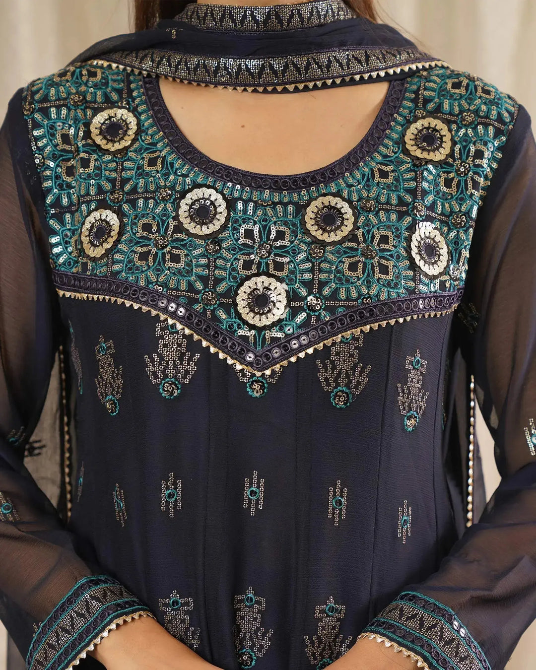 Chiffon Frock | 308 Sha Posh Textile