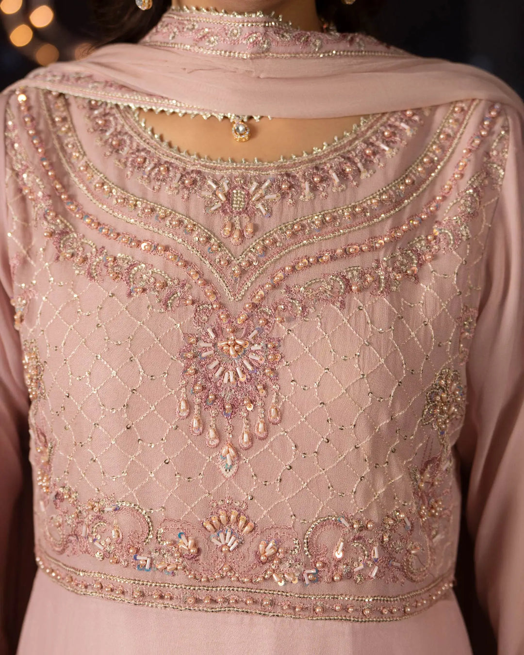 Chiffon Frock | 4089 Sha Posh Textile