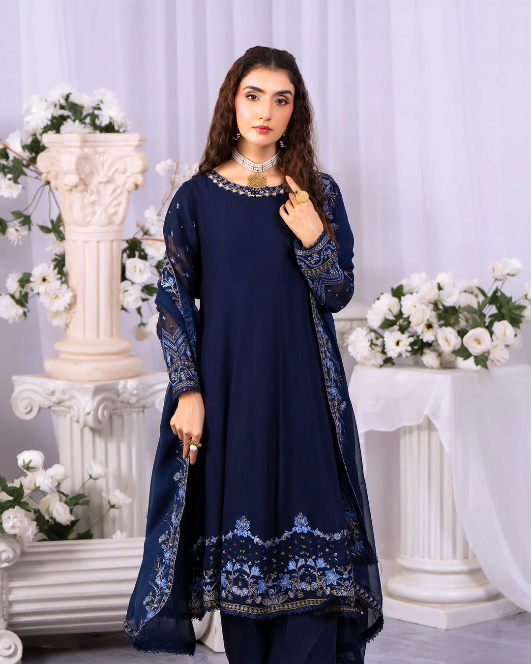 Chiffon Frock | 4094 Sha Posh Textile