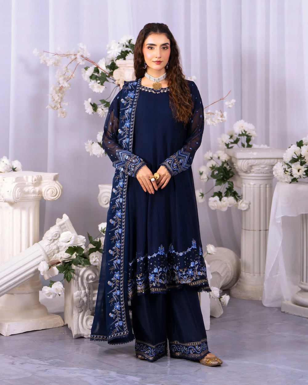 Chiffon Frock | 4094 Sha Posh Textile