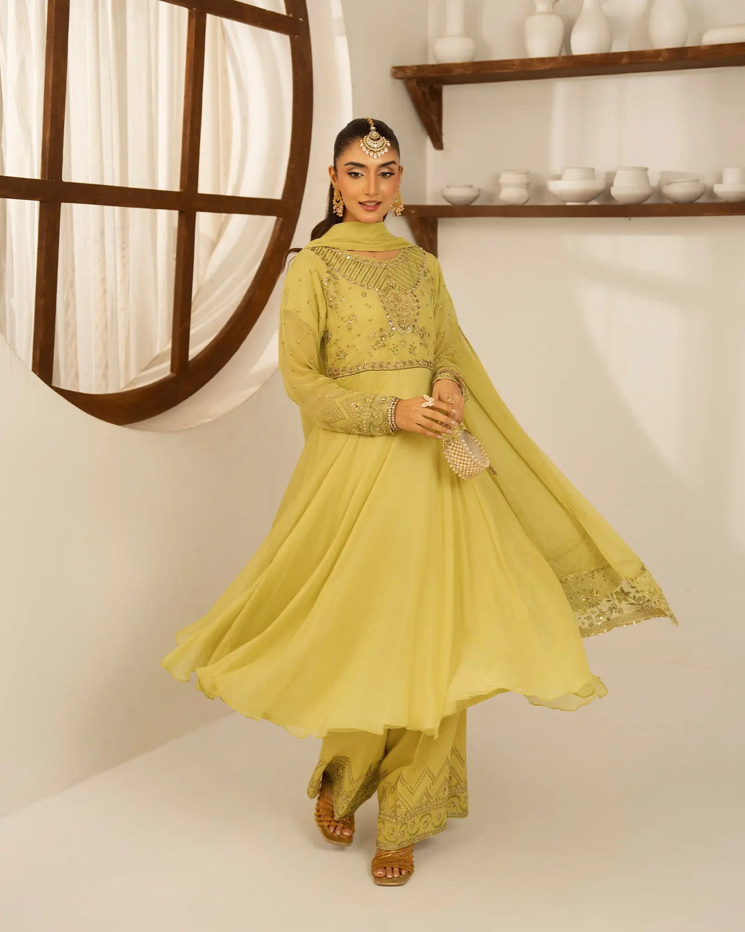 Chiffon Frock | 4095 Sha Posh Textile