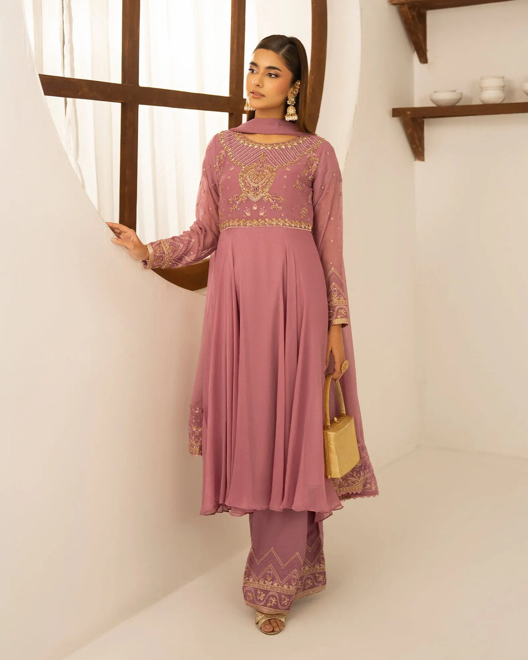 Chiffon Frock | 4095 Sha Posh Textile