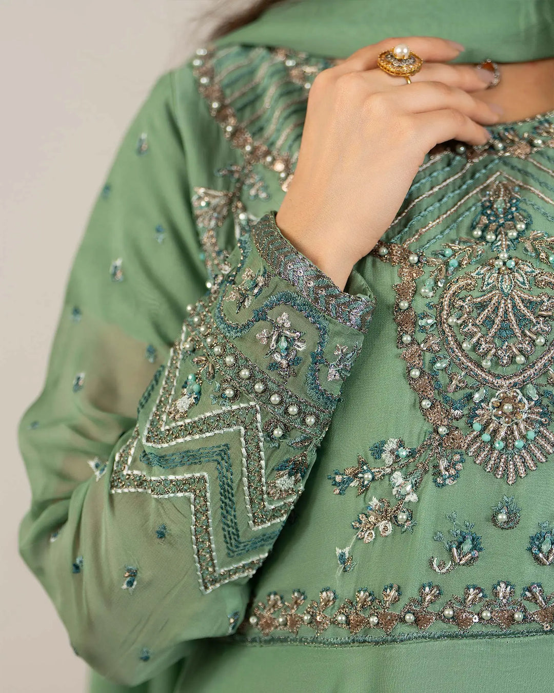 Chiffon Frock | 4095 Sha Posh Textile