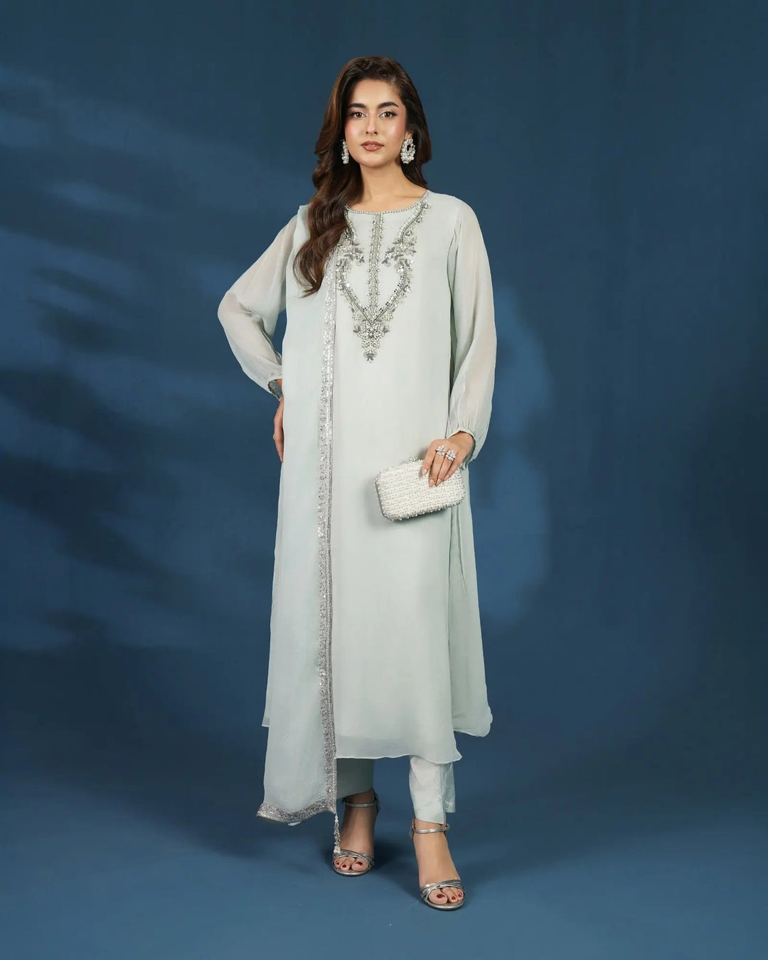 Chiffon Frock | 4110 Sha Posh Textile