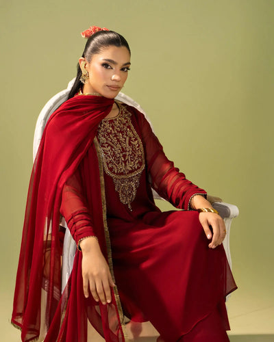 Chiffon Frock | 9809 Sha Posh Textile