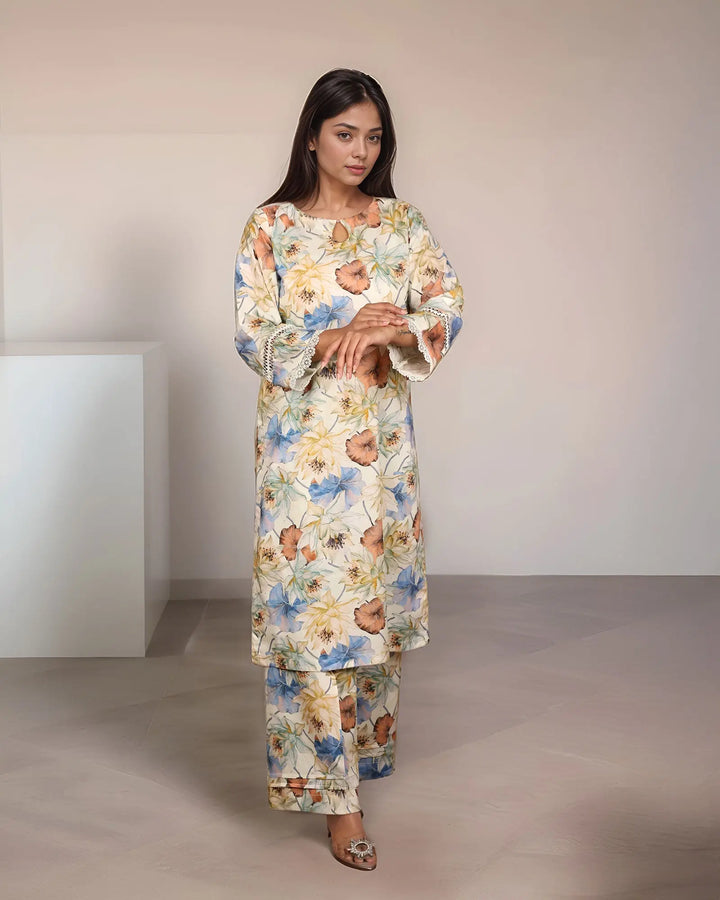 2-Piece Ready-to-Wear Cotton Suit | 17241-IG-CT - Sha Posh Textile