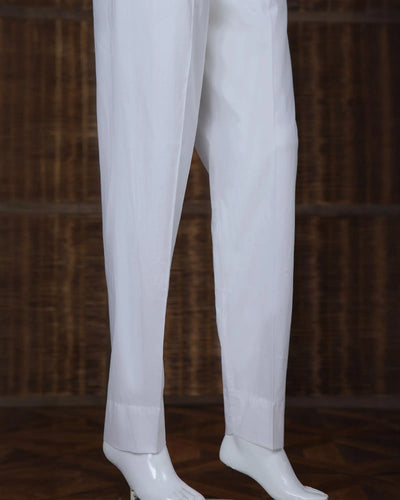 Cotton Trouser | 8316-WHT-A ShaPosh Textile