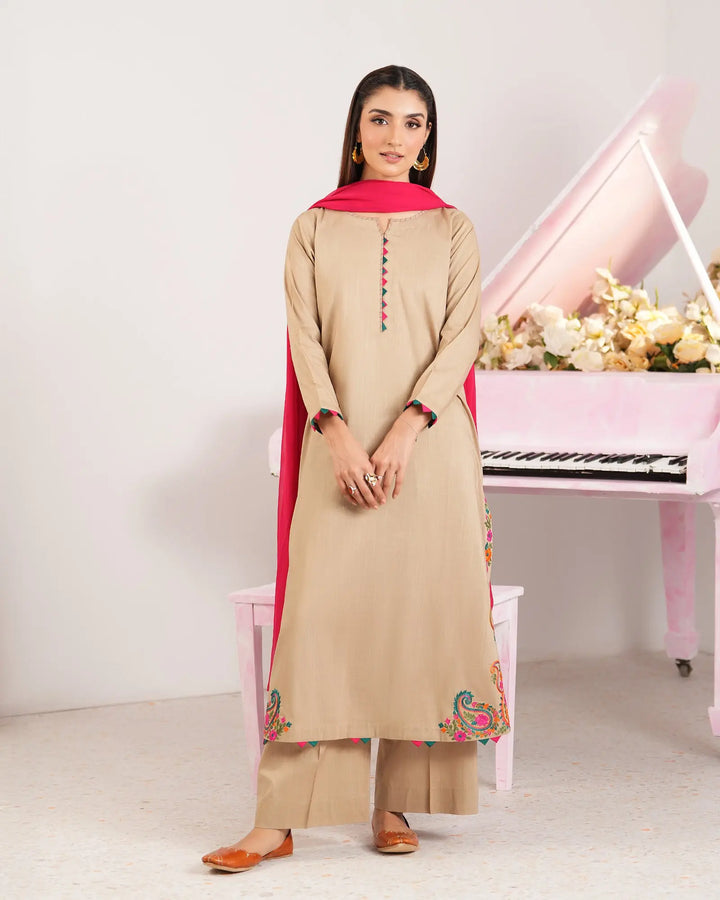 Cross Slub Cotton 3PC | 1322 Sha Posh Textile