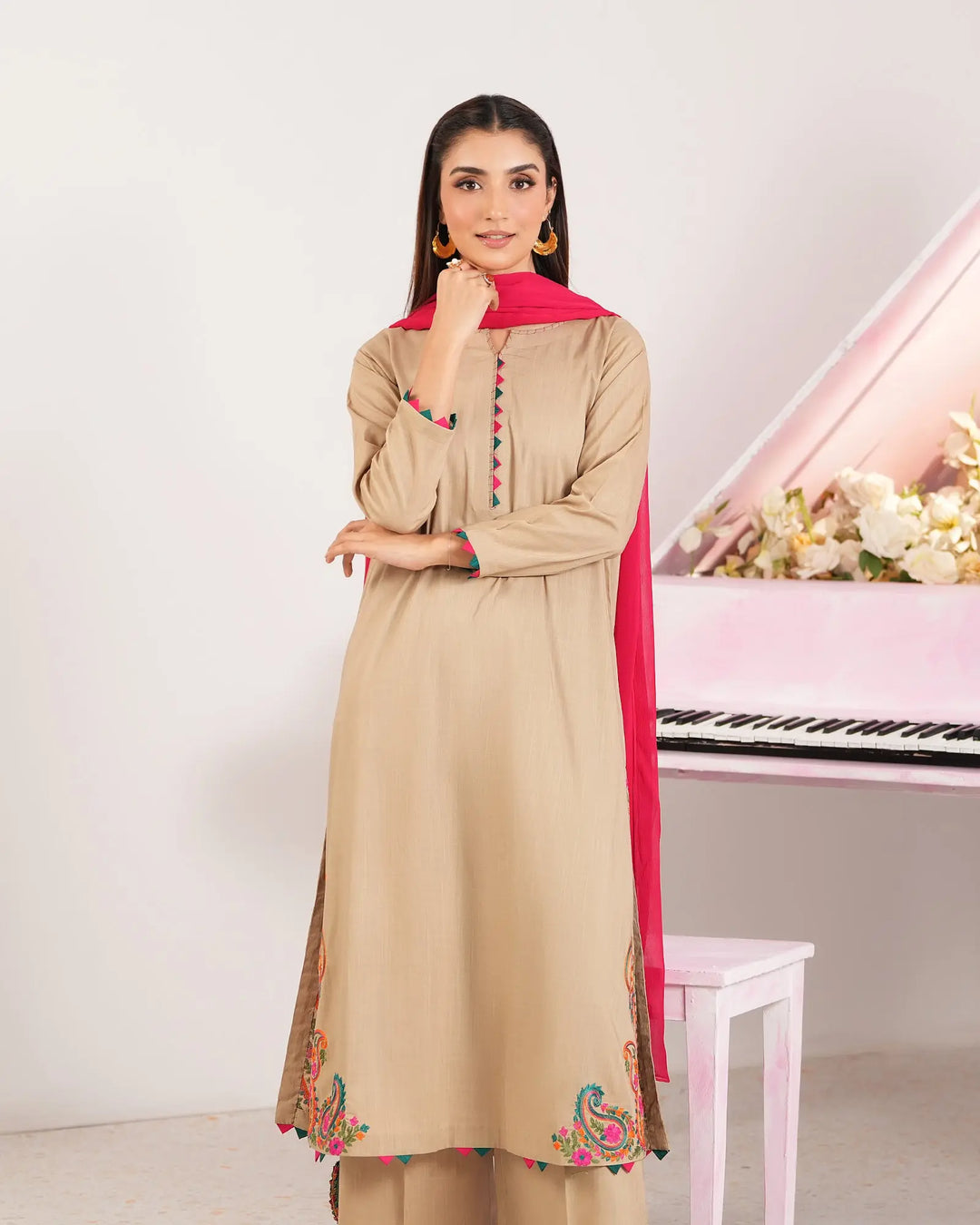 Cross Slub Cotton 3PC | 1322 Sha Posh Textile