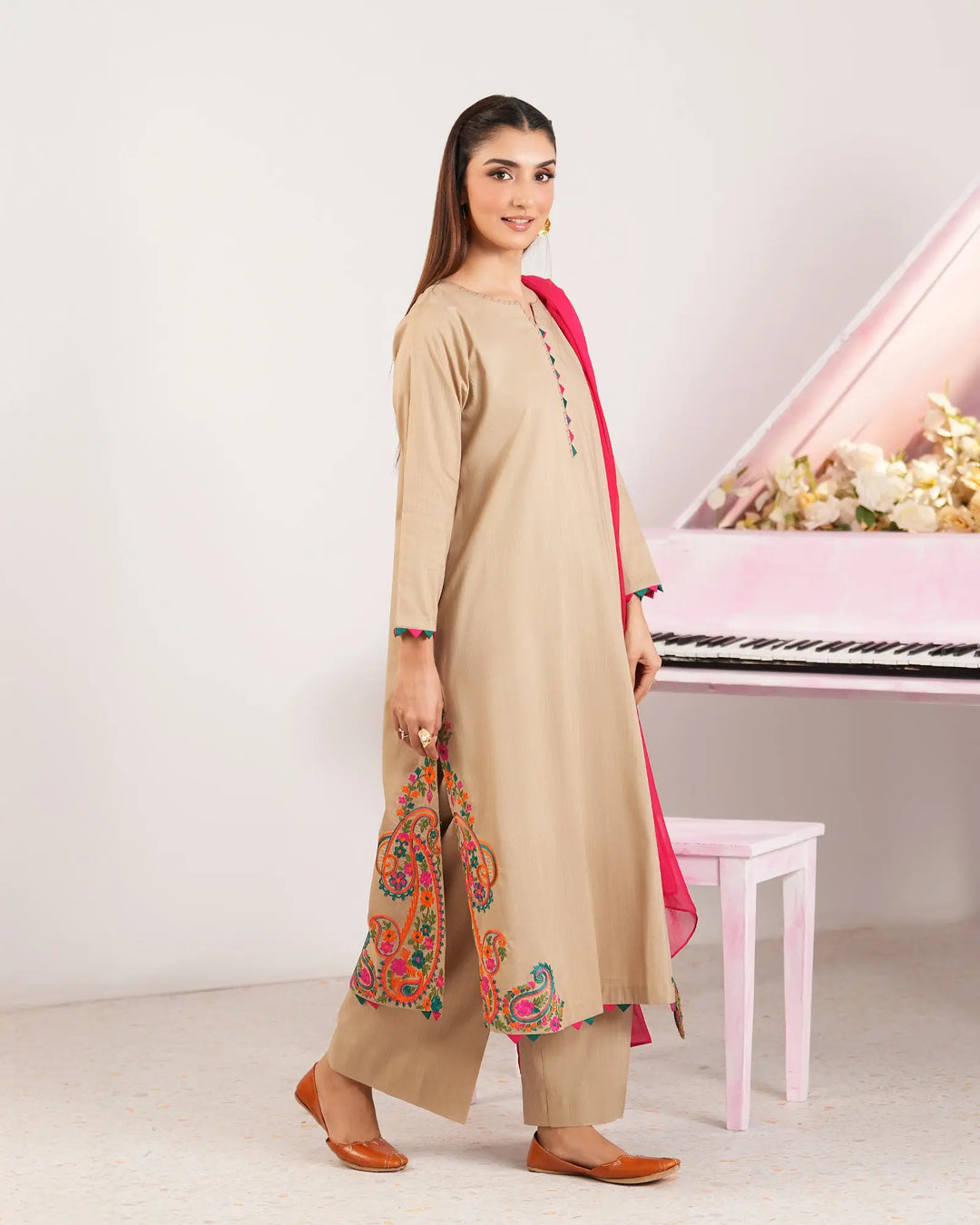 Cross Slub Cotton 3PC | 1322 Sha Posh Textile