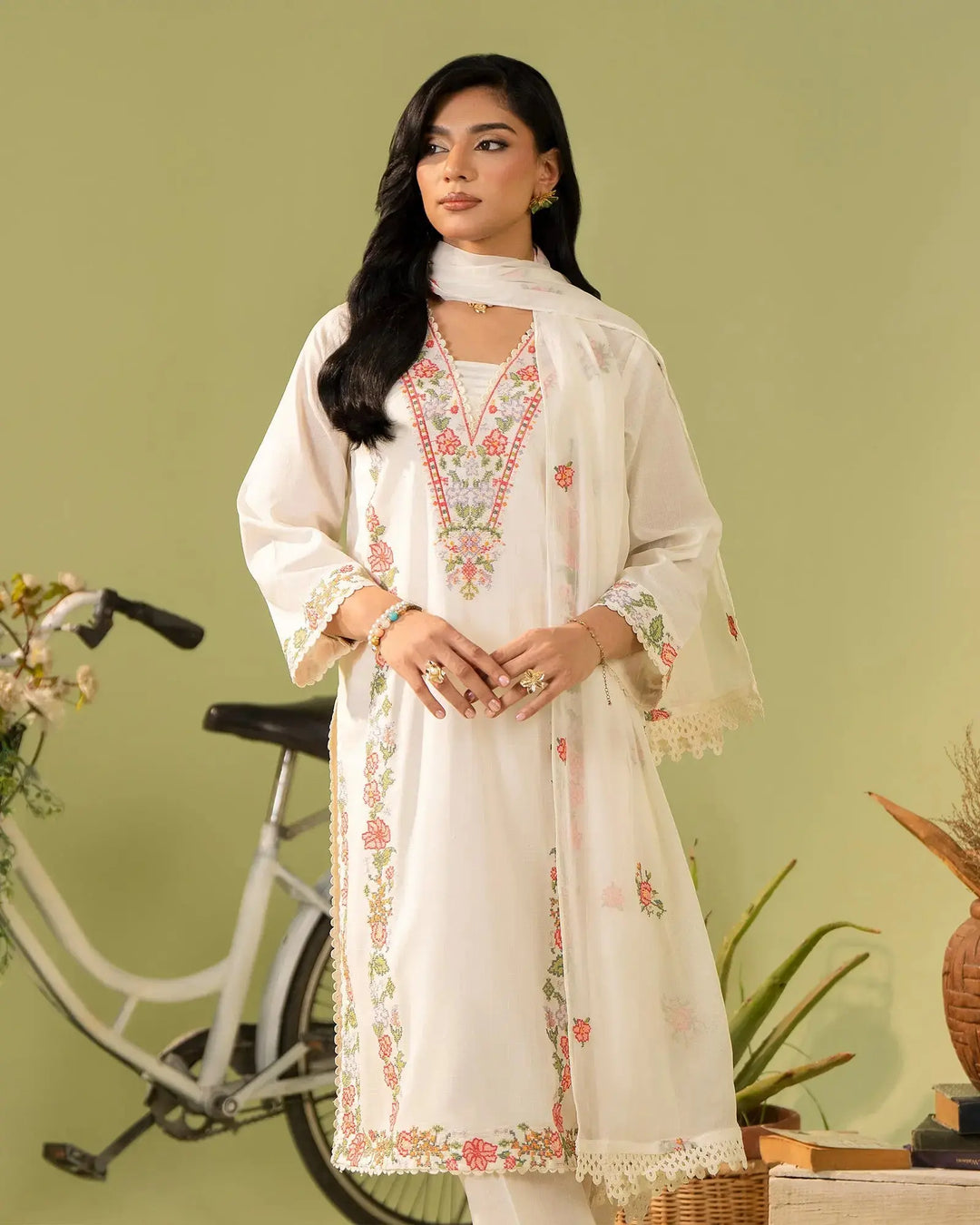 Cross Slub Cotton 3PC | 1344 Sha Posh Textile