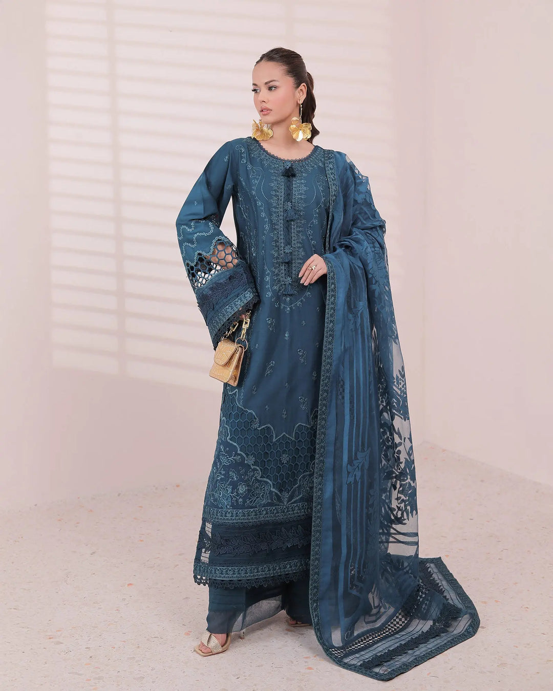 Cross Slub Cotton 3PC | 437 Sha Posh Textile