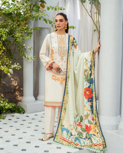 Cross Slub Khaddar 3PC | 16370 Sha Posh Textile
