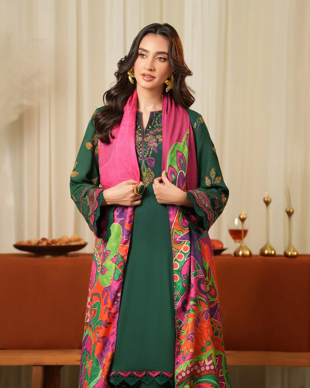 Cross Slub Khaddar 3PC | 16404 Sha Posh Textile
