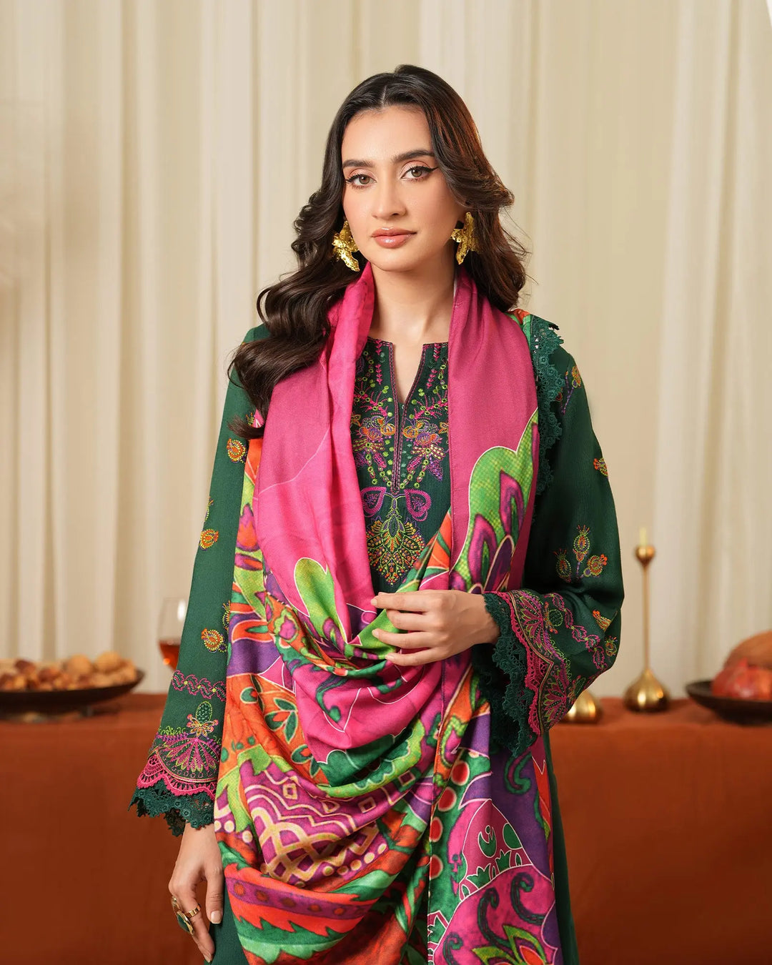Cross Slub Khaddar 3PC | 16404 Sha Posh Textile