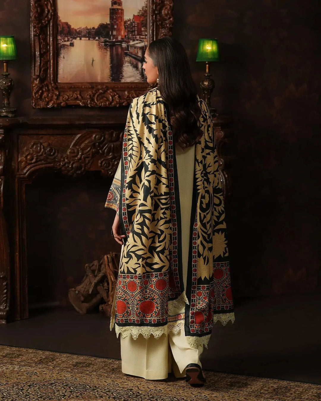 Cross Slub Khaddar 3PC | 16405 Sha Posh Textile