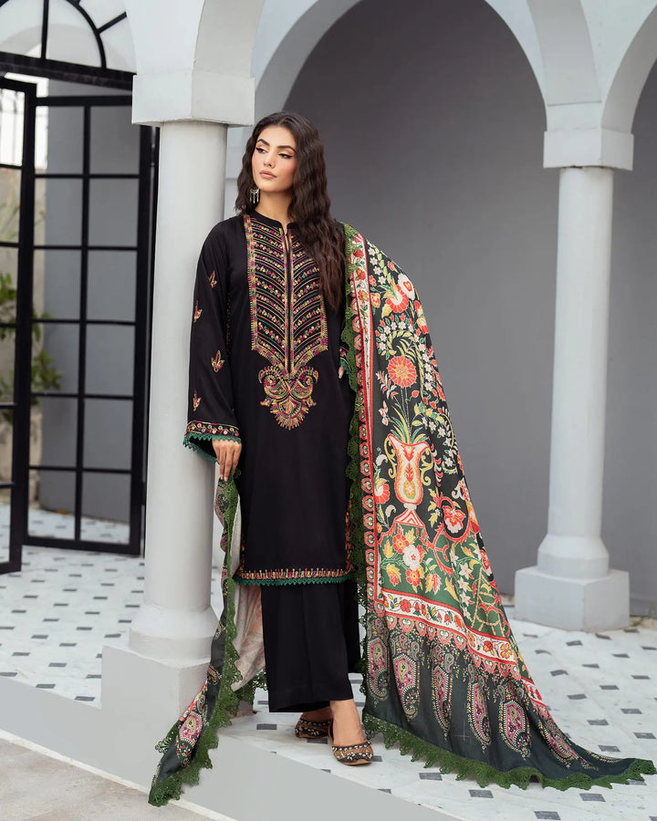 Cross Slub Khaddar 3PC | 16407 Sha Posh Textile