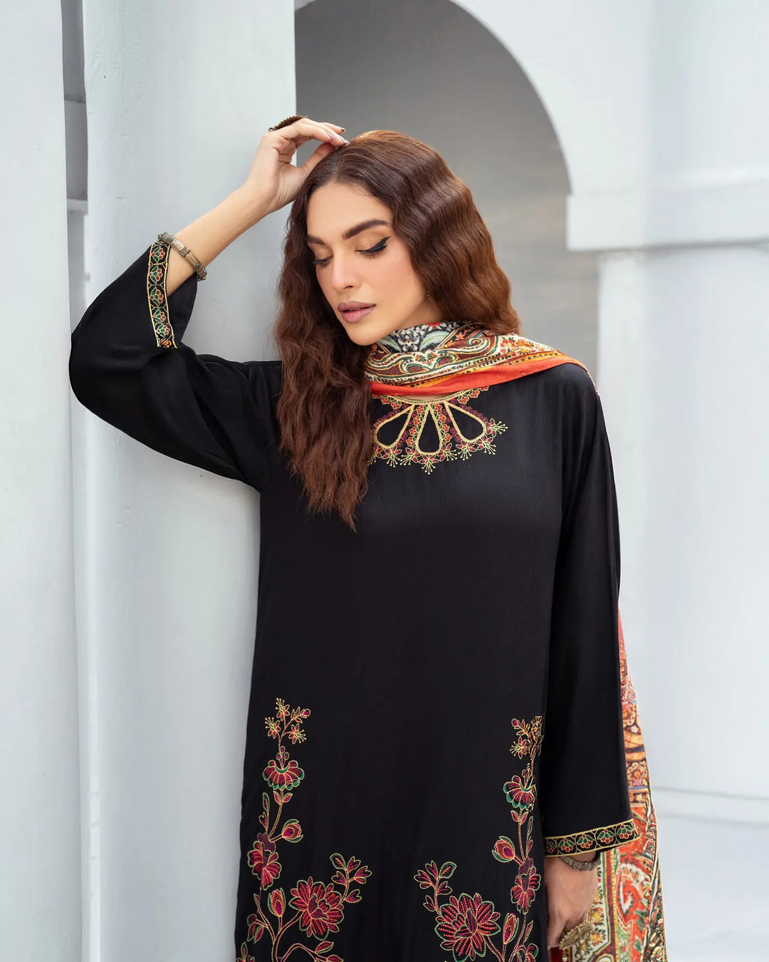 Cross Slub Khaddar 3PC | 16420 Sha Posh Textile