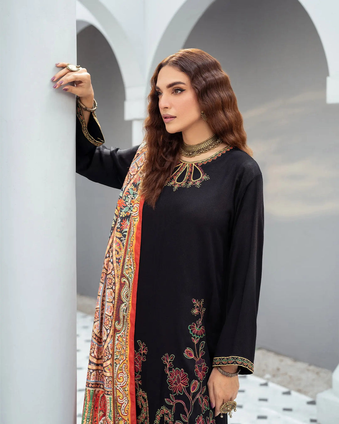 Cross Slub Khaddar 3PC | 16420 Sha Posh Textile