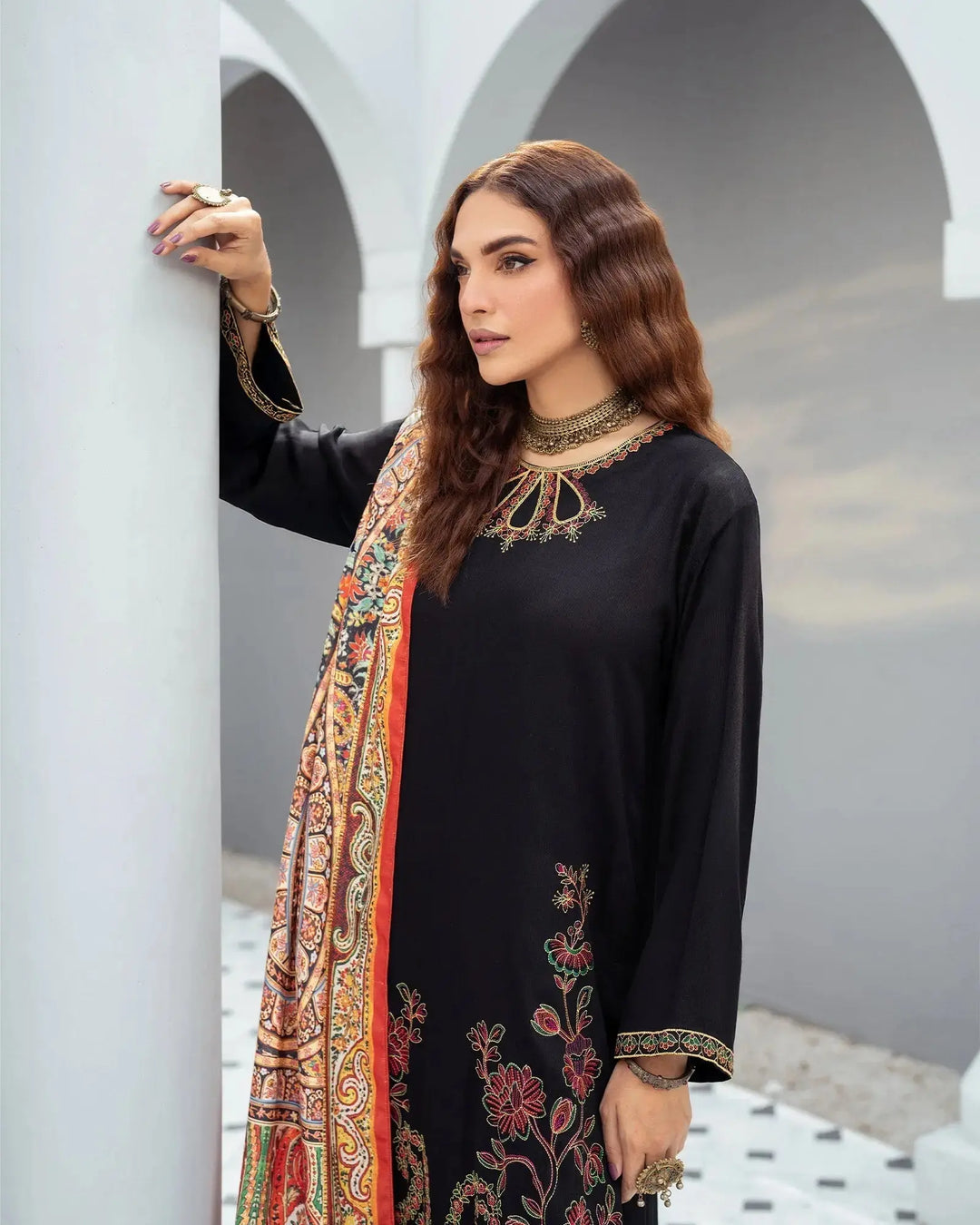 Cross Slub Khaddar 3PC | 16420 Sha Posh Textile
