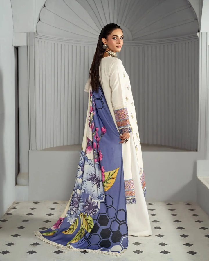 Cross Slub Khaddar 3PC | 16424 Sha Posh Textile