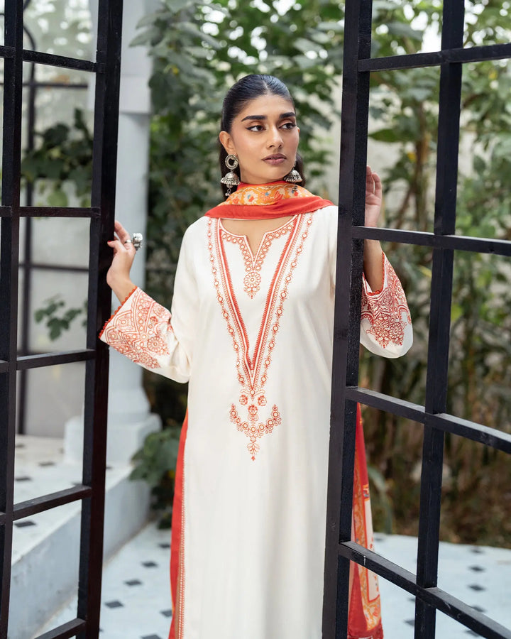 Cross Slub Khaddar 3PC | 16425 Sha Posh Textile