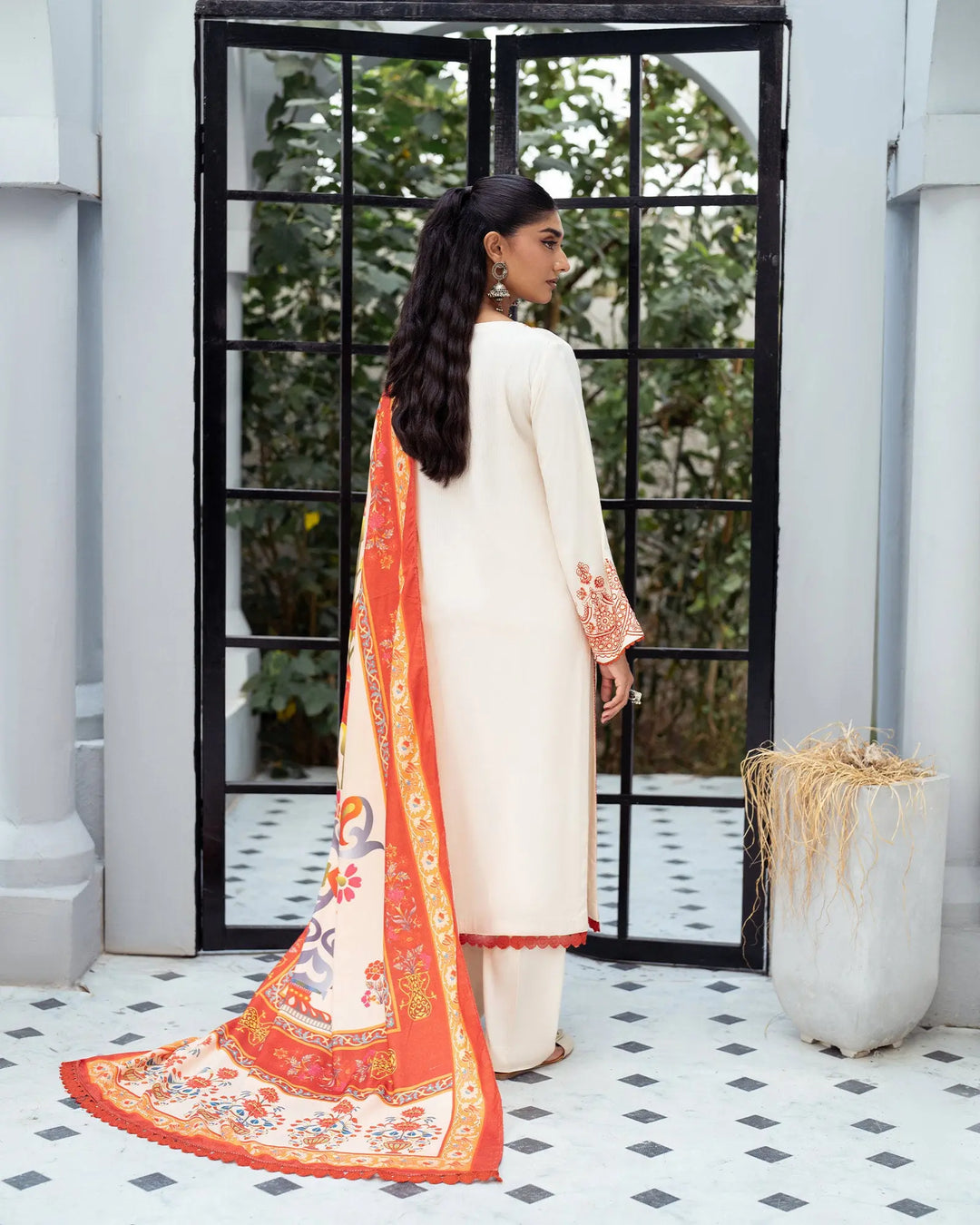 Cross Slub Khaddar 3PC | 16425 Sha Posh Textile