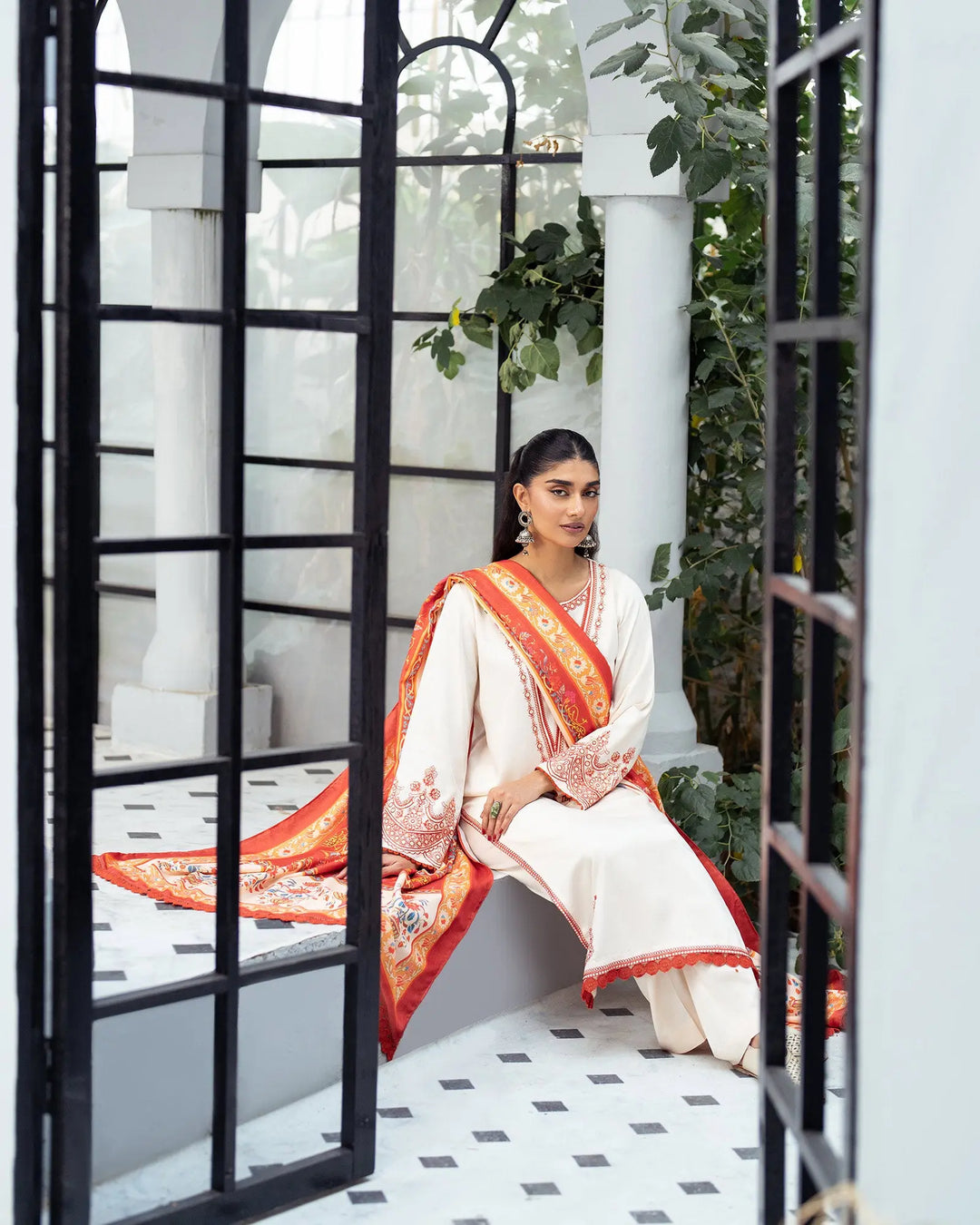 Cross Slub Khaddar 3PC | 16425 Sha Posh Textile