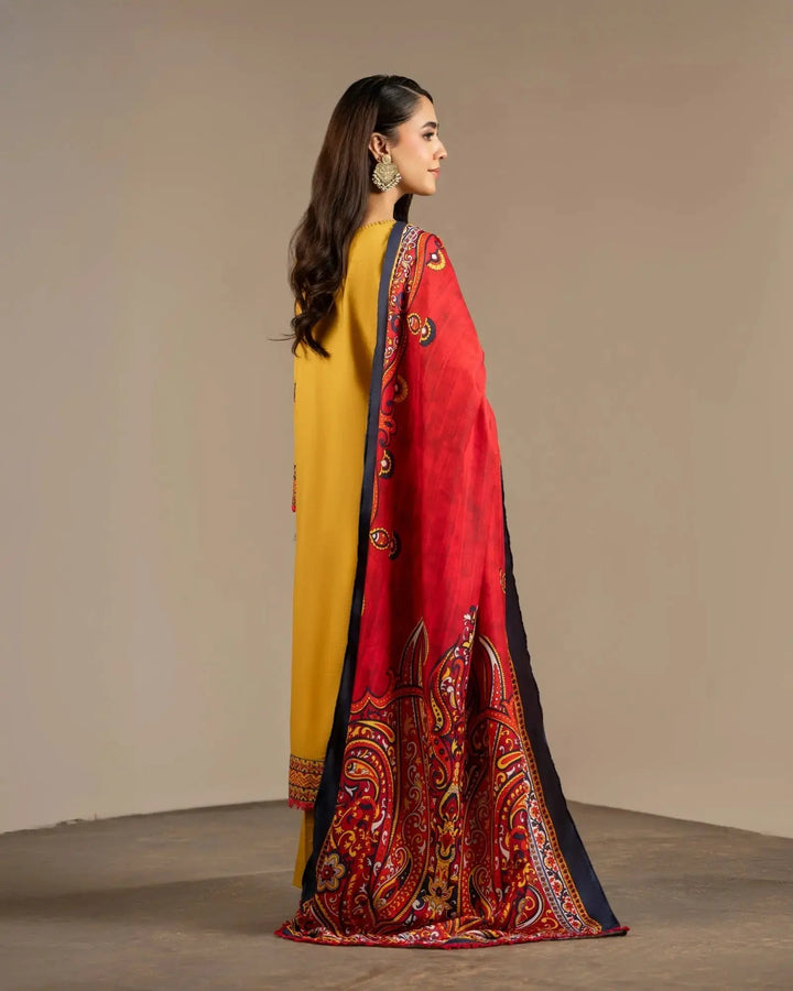 Cross Slub Khaddar 3PC | 16430 Sha Posh Textile