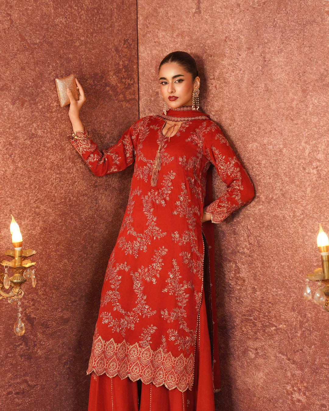 Danedar Chiffon 3PC | 9781 Sha Posh Textile