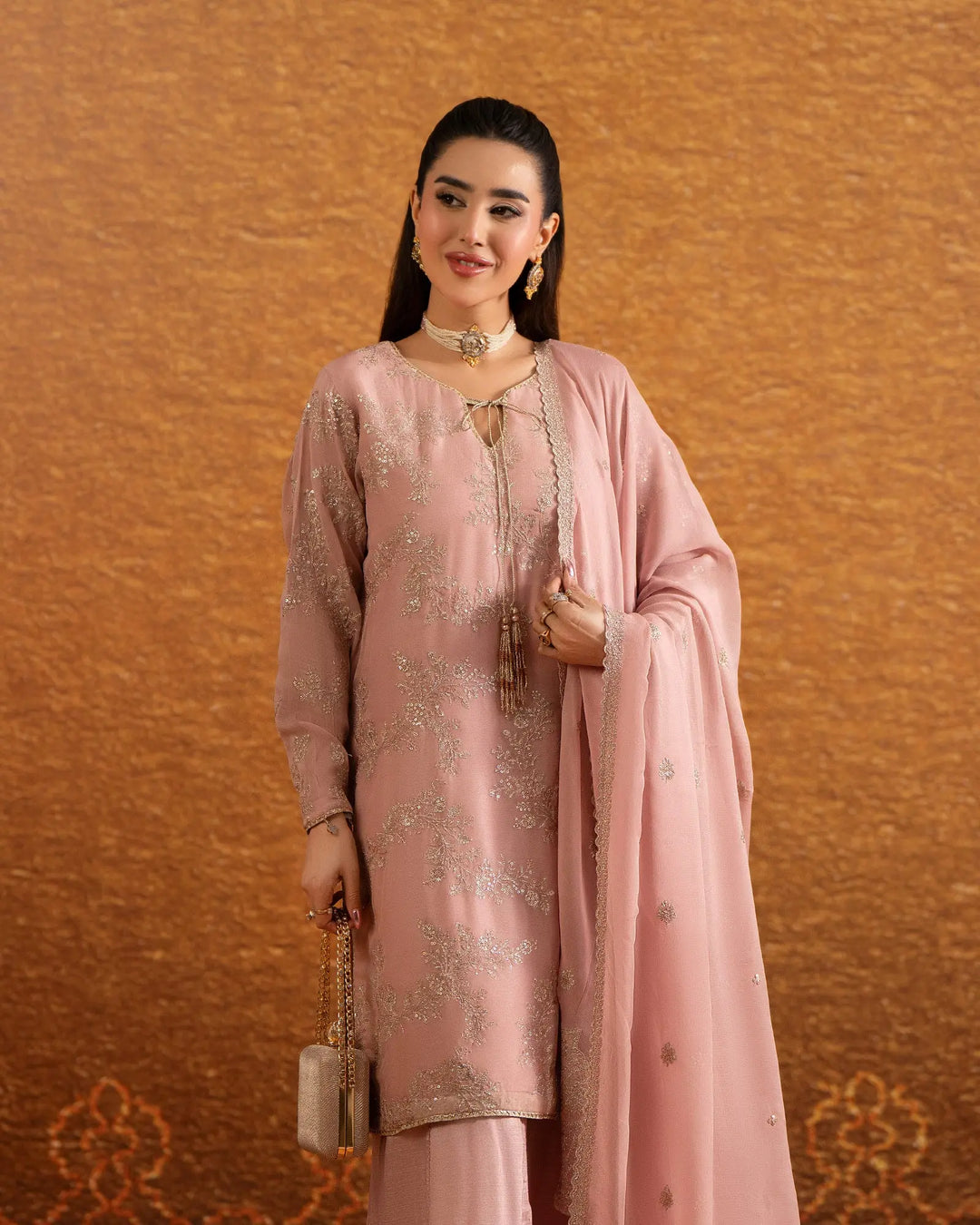 Danedar Chiffon 3PC | 9787 Sha Posh Textile