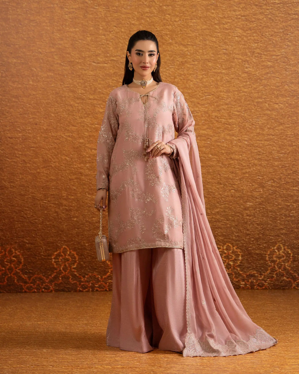 Danedar Chiffon 3PC | 9787 Sha Posh Textile