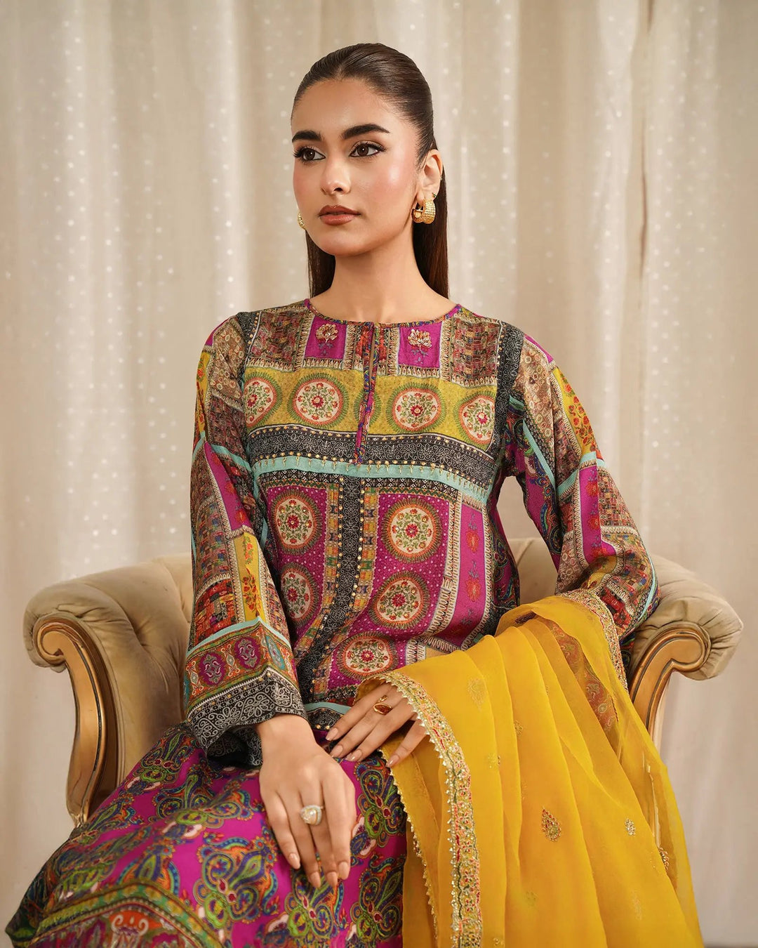 Dull Raw Silk 3PC | 2290 Sha Posh Textile