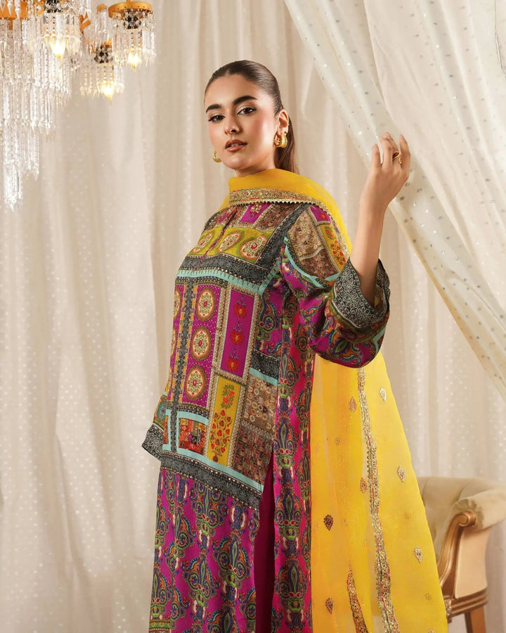 Dull Raw Silk 3PC | 2290 Sha Posh Textile
