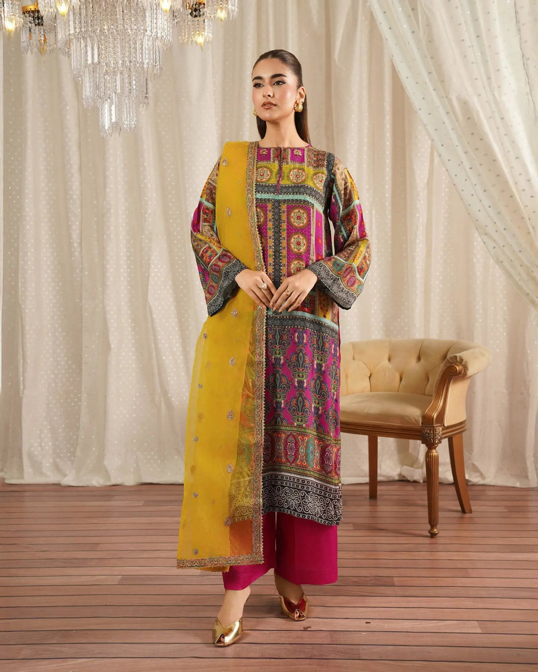 Dull Raw Silk 3PC | 2290 Sha Posh Textile
