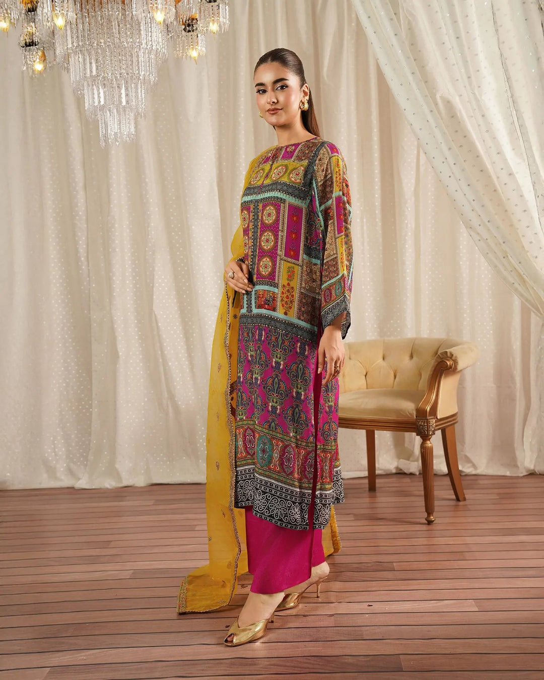 Dull Raw Silk 3PC | 2290 Sha Posh Textile