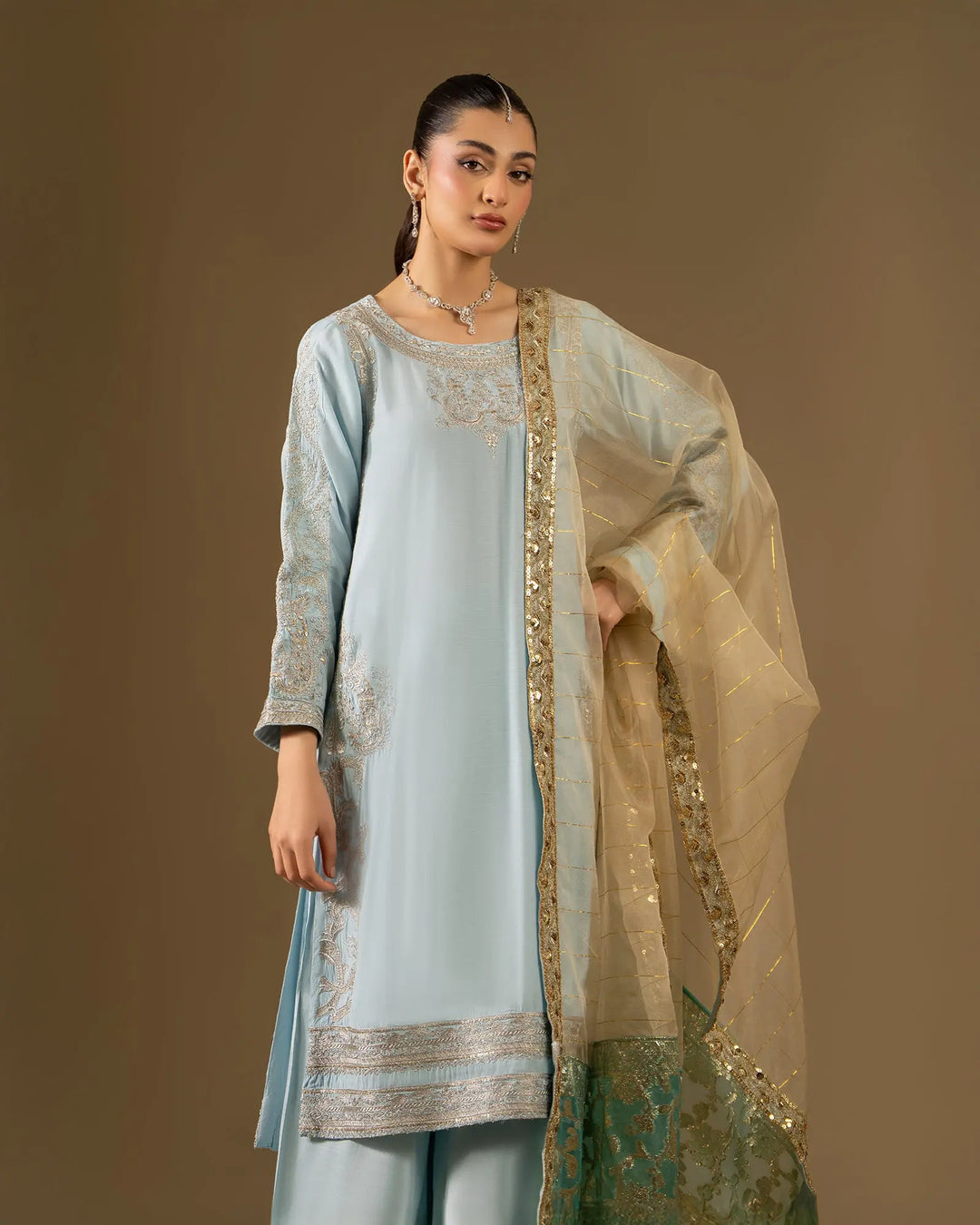 Dull Raw Silk 3PC | 2309 Sha Posh Textile