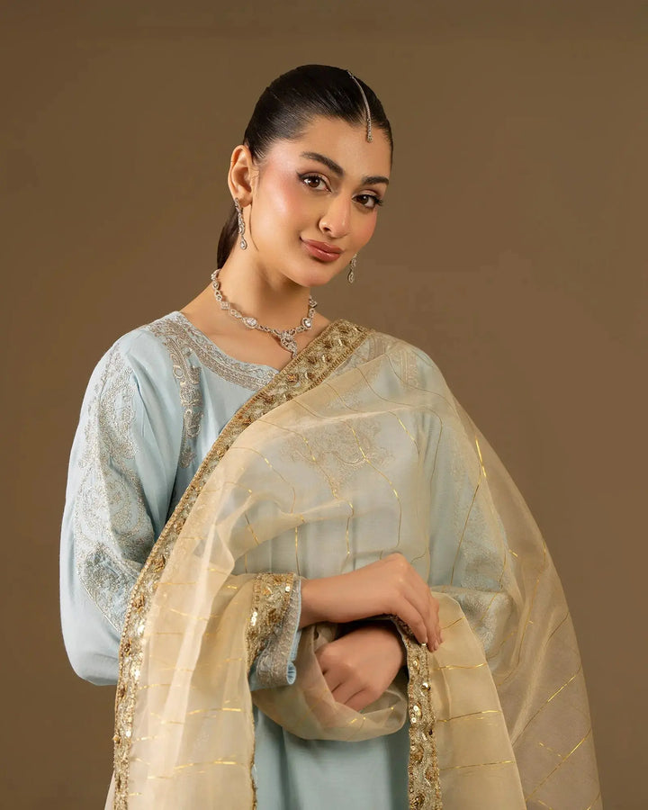 Dull Raw Silk 3PC | 2309 Sha Posh Textile