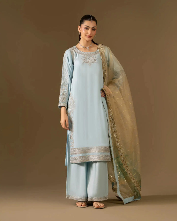 Dull Raw Silk 3PC | 2309 Sha Posh Textile