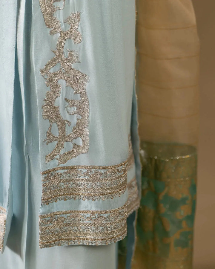 Dull Raw Silk 3PC | 2309 Sha Posh Textile