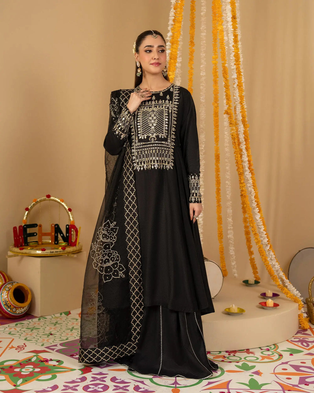 Dull Raw Silk Frock | 425 Sha Posh Textile