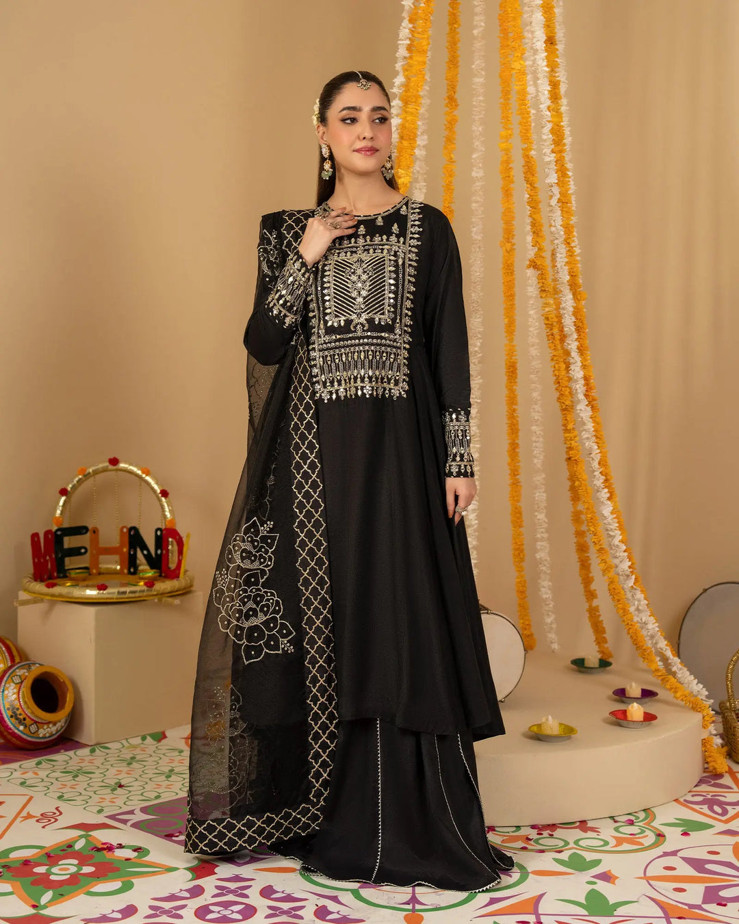 Dull Raw Silk Frock | 425 Sha Posh Textile