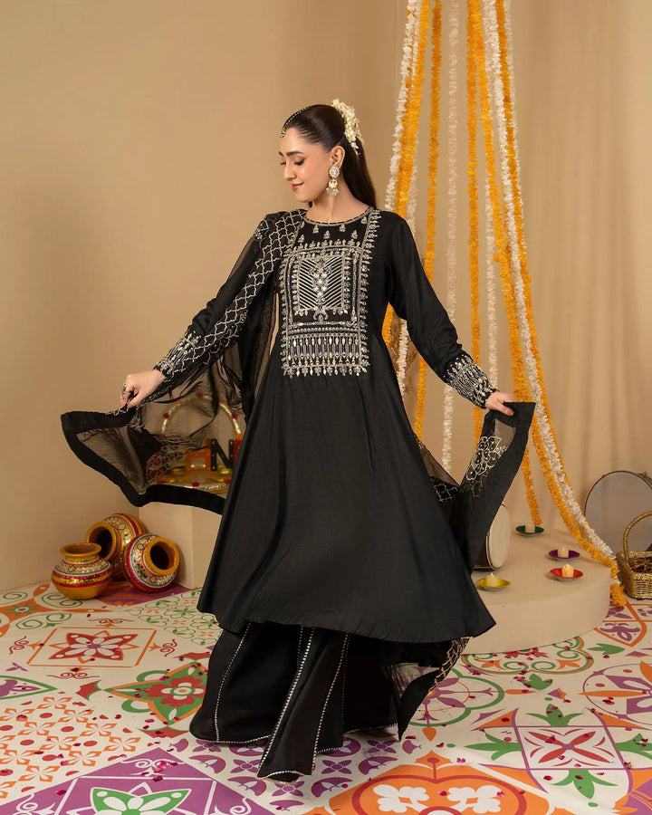 Dull Raw Silk Frock | 425 Sha Posh Textile