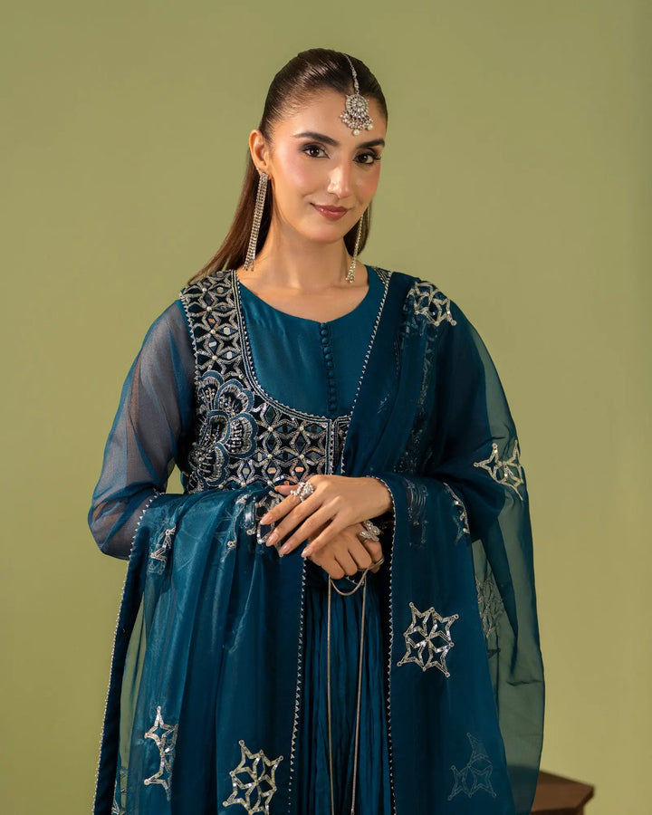 Dull Raw Silk Frock | 9758 Sha Posh Textile
