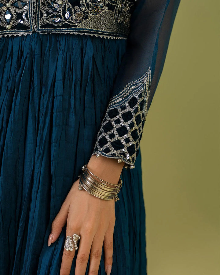 Dull Raw Silk Frock | 9758 Sha Posh Textile