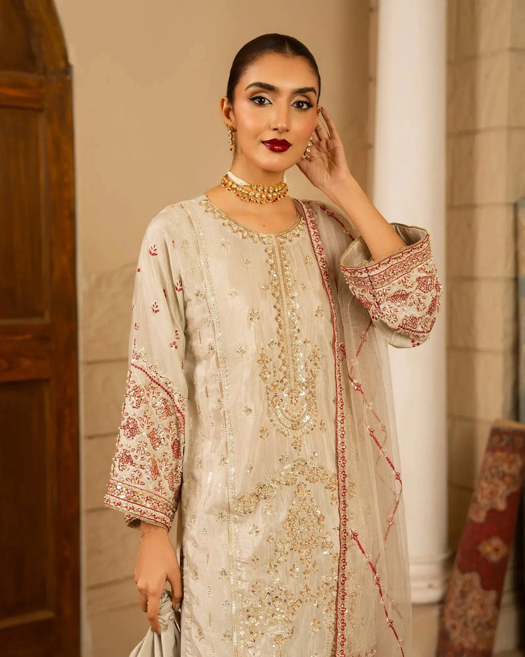 Dull Silk 3PC | 1166 Sha Posh Textile