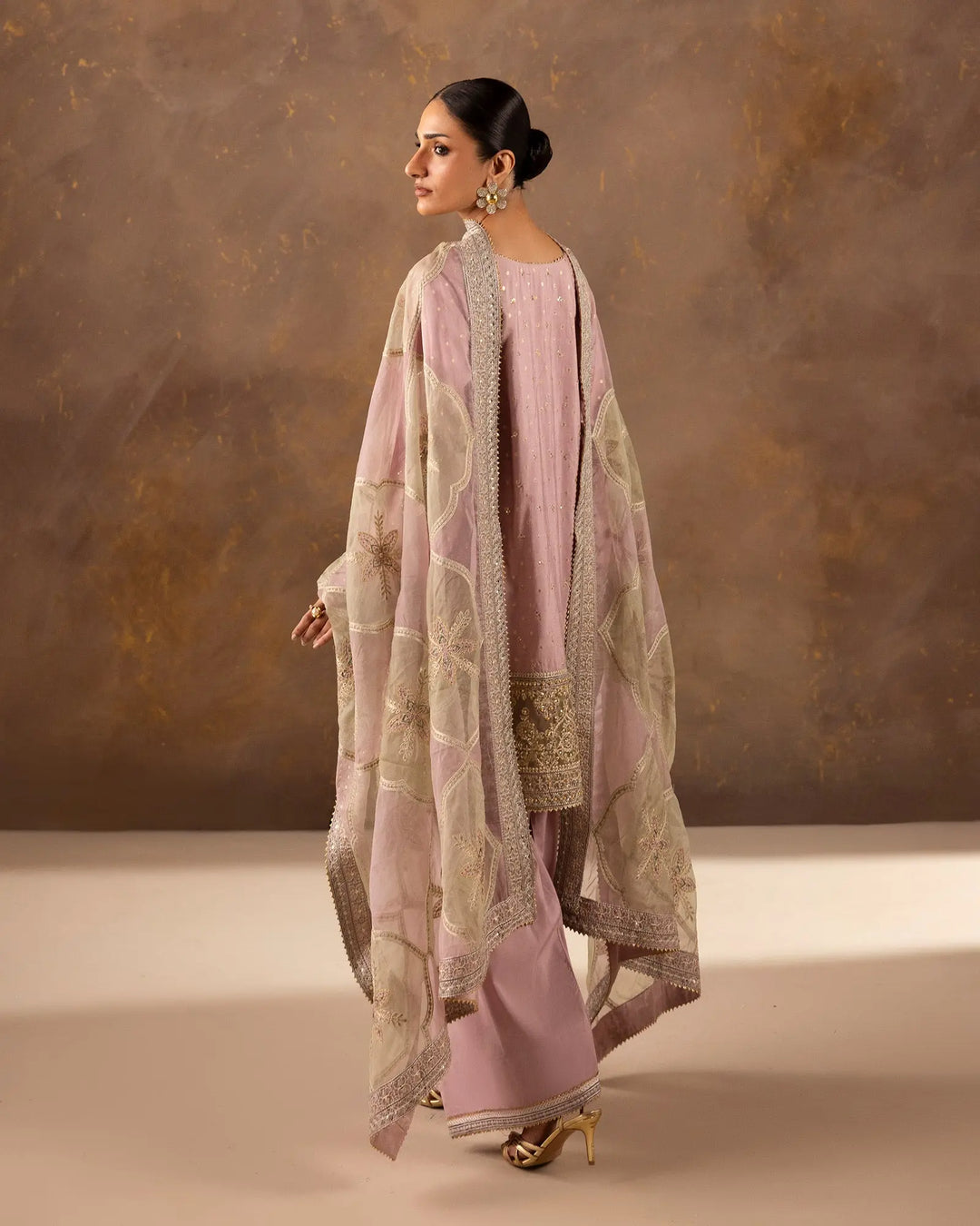 Dupatta Women Special Paper Katan Bindi | D9824 Sha Posh Textile